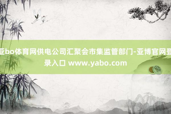 亚bo体育网供电公司汇聚会市集监管部门-亚博官网登录入口 www.yabo.com