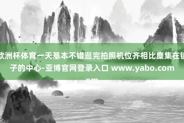 欧洲杯体育一天基本不错逛完拍照机位齐相比麇集在镇子的中心-亚博官网登录入口 www.yabo.com