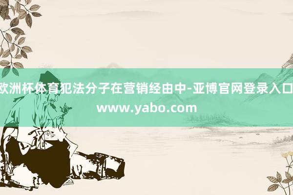 欧洲杯体育犯法分子在营销经由中-亚博官网登录入口 www.yabo.com