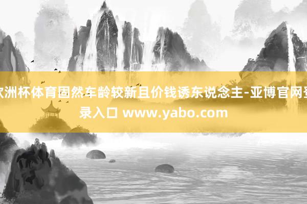 欧洲杯体育固然车龄较新且价钱诱东说念主-亚博官网登录入口 www.yabo.com